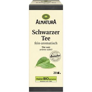 Alnatura Thé noir bio finement aromatique - 20 sachets, 35g