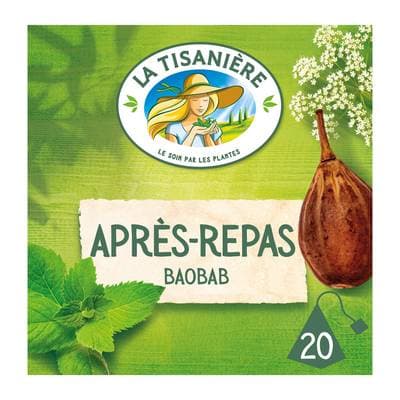 La Tisanière Infusion Après-Repas, 20 sachets