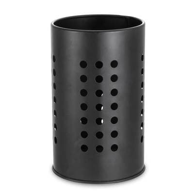 Arvix Pot à couverts métal noir