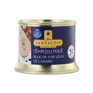 Larnaudie Bloc de Foie Gras de Canard l'Emblématique, 150g