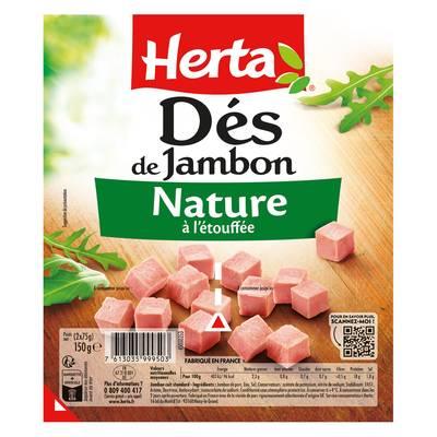 7613035999503 - Herta - Dés de Jambon Nature à l'Etouffée