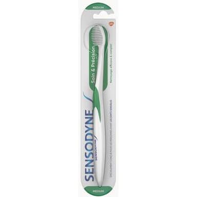 Sensodyne Brosse à dents Précision dents sensibles Medium, 1 brosse à dents
