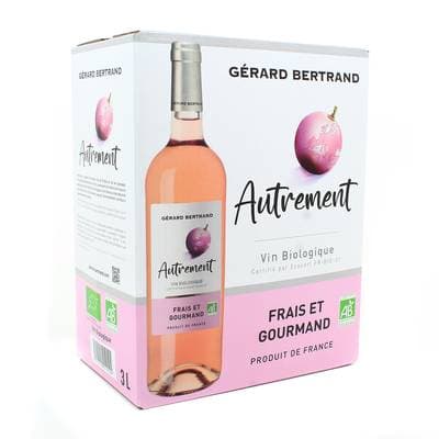 Vin De France rosé Gérard Bertrand, cuvée Autrement Bio, Bag in box 3L