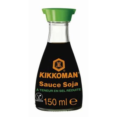 Kikkoman Sauce soja à teneur réduite en sel, 15cl