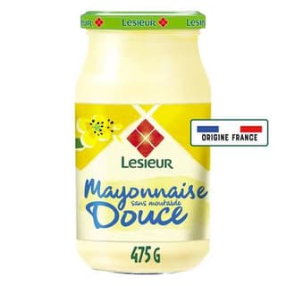 Lesieur Mayonnaise Fine et douce en bocal, 475g