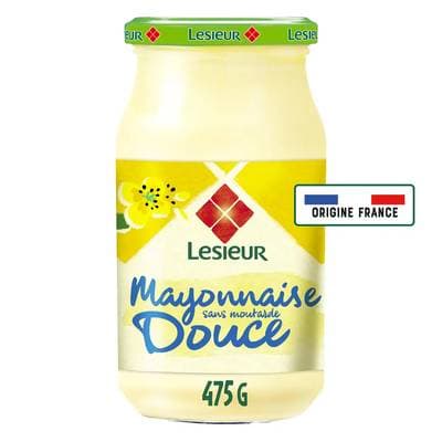 Lesieur Mayonnaise Fine et douce en bocal, 475g