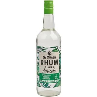 St Simon Rhum blanc Martinique 50°, 1L