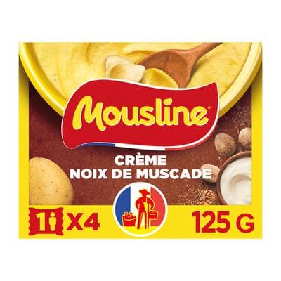Mousline Purée Crème et Noix de Muscade, 125g