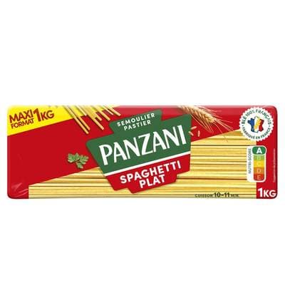 Panzani Pâtes Spaghetti Plat, 1kg