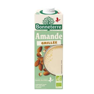 Bonneterre Boisson amande grillée bio, 1L