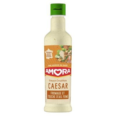 Amora Sauce Crudités Caesar Fromage et touche d'ail fumé, 38cl