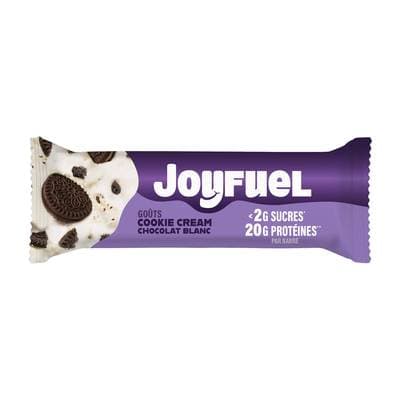Joyfuel Barre protéinée Chocolat Blanc et Cookie Cream, 55g