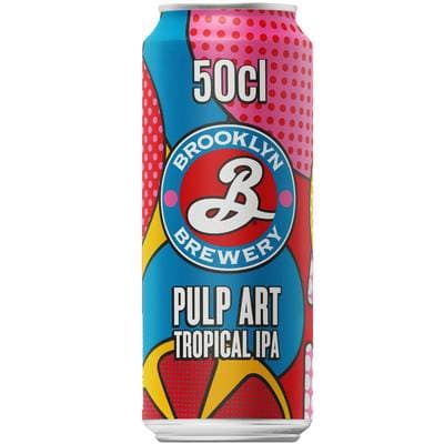 Brooklyn Bière blonde IPA tropical pulp art 6°, 50cl