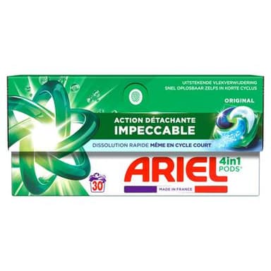 Ariel Lessive Capsules 4in1 Pods Original, 30 capsules