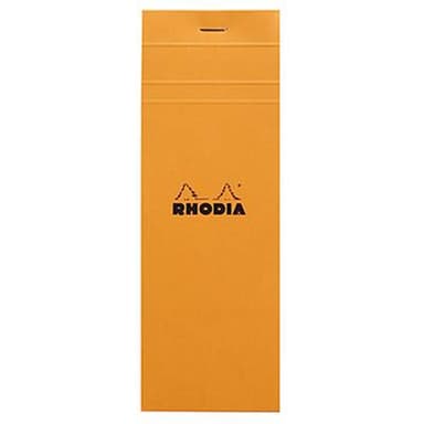 Rhodia Un Bloc notes 7.4 x 21 cm petits carreaux N°8, 160  pages