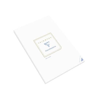 Clairefontaine Bloc de correspondance A5 14,8 x 21 cm uni blanc, 50  feuilles