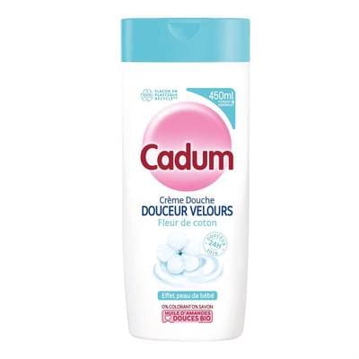 Cadum Crème de douche douceur velours à la fleur de coton, 450ml