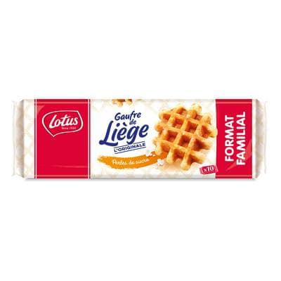 Lotus Gaufre de Liège Format Familial, 450g
