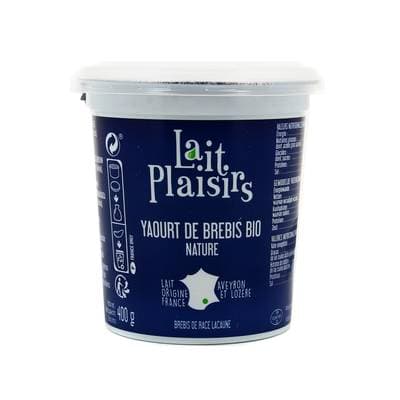 Lait Plaisirs Yaourt bio de brebis, 400g
