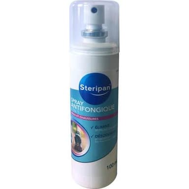 Steripan Spray antifongique 2 en 1 Pieds & chaussures, 100ml