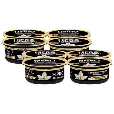 HiPRO Yaourt Vanille Protéiné 0%mg, Lot de 2 - 4x120g