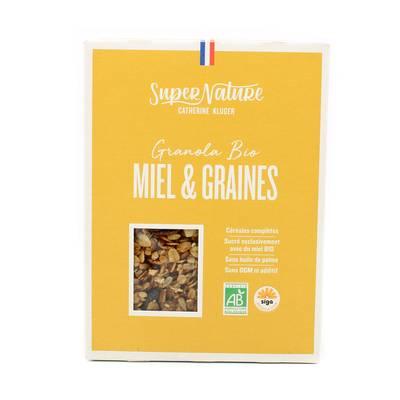 Super Nature - Granola au Miel et aux Graines BIO