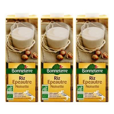 Bonneterre - Boisson Riz épeautre Noisette bio