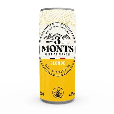 3 Monts Bière blonde 8,5°, 50cl