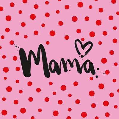 Paperproducts Design Serviette en papier Mama, 20 serviettes de 33 x 33 cm