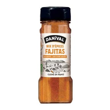Danival Mix épices fajitas bio, 50g