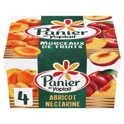 Panier de Yoplait Yaourts Abricot Nectarine, 4x125g