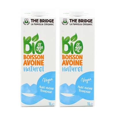 The Bridge Boisson à l'avoine bio, Lot de 2x1L