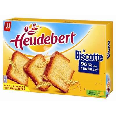 Heudebert - Biscotte 96% de céréales Maxi Format