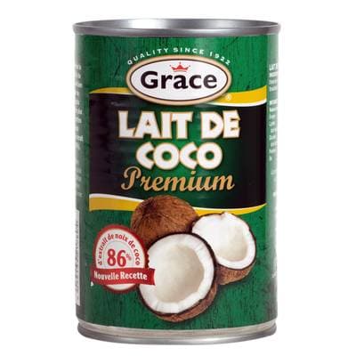 Grace Lait de Coco Premium - 86% de coco, 40cl