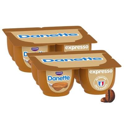 Danette Crème dessert expresso, Lot de 2 - 4x125g