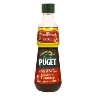 Puget Vinaigrette légère huile d'olive, vinaigre balsamique et tomates séchées, 33cl