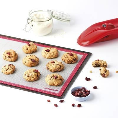 3485990458104 - Mastrad - Tapis de cuisson silicone gradué et fibre de verre