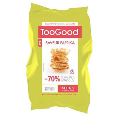 Too Good Chips paprika Soja et pomme de terre, 85g