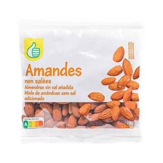 Pouce Amandes Non Salées, 125g
