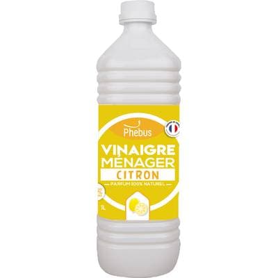 Phébus Vinaigre de nettoyage 9,5° senteur citron, 1L