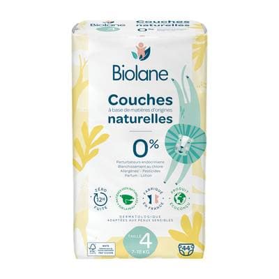 Biolane Couche écologique 7-18kg T4, 44 couches