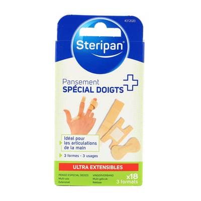 Steripan Pansements spécial doigt, 18 pièces