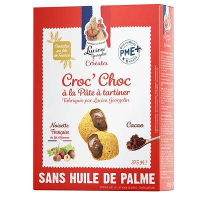 Lucien Georgelin Céréales Croquante Fourrée Chocolat, 375g