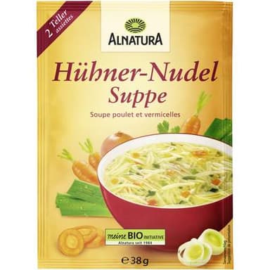 Alnatura Soupe poulet et pâtes bio, 38g