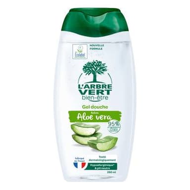 L'Arbre Vert Bien-Etre Gel douche parfum aloe vera, 260ml