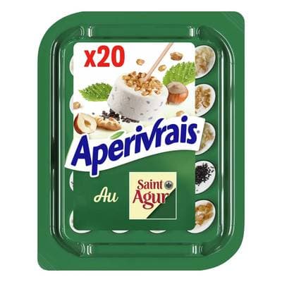 Apérivrais Bouchées de Saint Agur au noisettes caramélisées, 100g