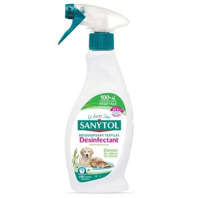 Sanytol Désodorisant désinfectant spécial textiles, 500ml