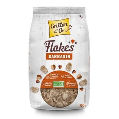 Grillon Or Corn Flakes au Sarrasin BIO, 200g