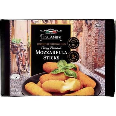 Tuscanini Bâtonnets de mozzarella panés, 200g