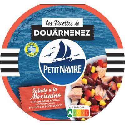 Petit Navire Salade à la Mexicaine - Thon, haricots rouges, maïs, 220g